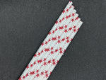 7.75" RED PAPER STRAWS - STAR DESIGN - 2400 CT (WRAPPED)